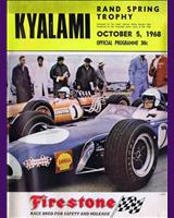 Programme Cover - SA SCC Kyalami RST 1968