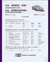 Entry List - SA SCC Kyalami RST 1968