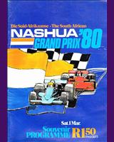 Programme Cover - GP South Africa 1980