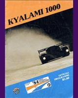 Programme Cover - Kyalami 1000 Kilometres 1984