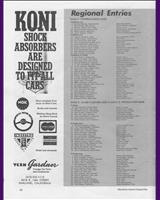 Entry List - SCCA Regional Laguna Seca [DP+EP+CS] 1970
