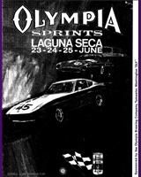 Programme Cover - SCCA National Laguna Seca Sprints 1972