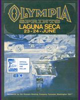 Programme Cover - SCCA National Laguna Seca Sprints 1973