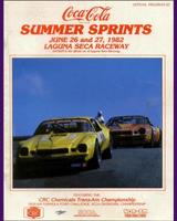 Programme Cover - Trans-Am Laguna Seca 1982