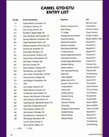 Entry List - Laguna Seca IMSA GTO 1985