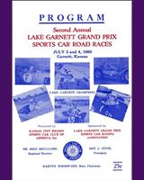 Programme Cover - SCCA Regional Lake Garnett [BP+CP+DP] 1960