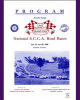 Programme Cover - SCCA National Lake Garnett [CP+DP+EP+BS+CSR] 1968