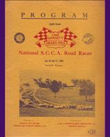 Programme Cover - SCCA National Lake Garnett [CP+DP+EP+CSR+BS] 1969