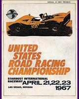 Programme Cover - USRRC Las Vegas 1967