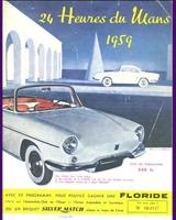 Programme Cover - Le Mans 24 Hours 1959
