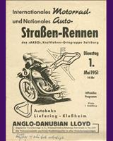 Programme Cover - Liefering 1951
