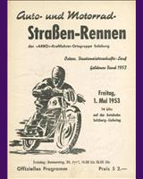 Programme Cover - Liefering - Sports 1953