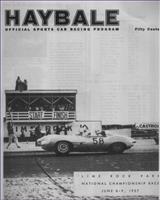 Programme Cover - SCCA National Lime Rock [FP] 1957