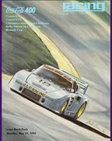 Programme Cover - Lime Rock IMSA GTU 1982