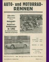 Programme Cover - Linz - Sports & Series Sports 1954