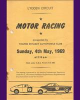 Programme Cover - TEAC Lydden [Clubman] 1969