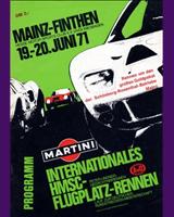 Programme Cover - Internationales Mainz-Finthen [SRP+1.6] 1971