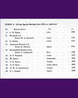 Entry List - NSCC Mallory Park [SR+1.1] 1961