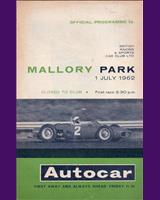 Programme Cover - BRSCC Mallory Park [GT+1.3] 1962