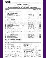 Entry List - Guards SCC Mallory Park 1964