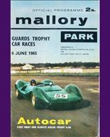 Programme Cover - Guards Trophy Mallory Park 1965
