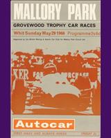 Programme Cover - Grovewood Trophy Mallory Park 1966