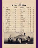Entry List - Preliminary March [Production] 1954