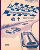 Programme Cover - SCCA Divisional Meadowdale - Classes BM+CM+DM+EM+FM 1961