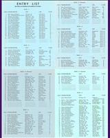 Entry List - SCCA National Meadowdale - Classes CM+DM+EM+FM+GM 1962