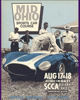 Programme Cover - SCCA Regional Mid-Ohio 1963
