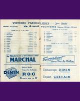 Entry List - Coupes du Salon [GT+1.5] 1951