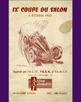 Programme Cover - Coupes du Salon 1953