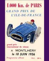 Programme Cover - Paris 1000 Kilometres 1956