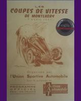 Programme Cover - Coupes de Vitesse 1957