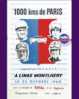 Programme Cover - Paris 1000 Kilometres 1960