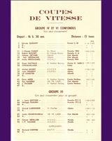 Entry List - Coupes de Vitesse 1967