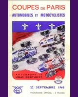 Programme Cover - Coupes de Paris 1968