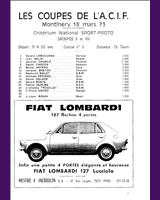 Entry List - National Montlhéry [Gr.5/Gr.7] 1973