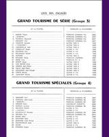 Entry List - Coupes de l'AGACI [GT] 1974