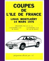 Programme Cover - National Montlhéry [Gr.2/Gr.4] 1976