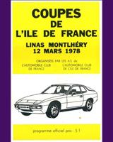 Programme Cover - National Montlhéry [Gr.3/Gr.4] 1978