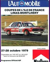 Programme Cover - National Montlhéry [Gr.4/Gr.5/Gr.6] 1979