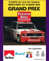 Programme Cover - French Gr.6 Montlhéry 1982