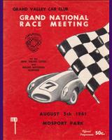 Programme Cover - Mosport [DKW Trophy] 1961