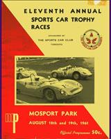 Programme Cover - SCCT Mosport 1961