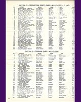 Entry List - GP Canada Mosport - Production Race 1962