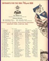Entry List - Player's 200 Mosport 1965