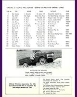 Entry List - GP Canada Mosport - Under 2-litre Race 1965