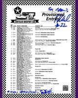 Entry List - Mosport 3 Hours 1995