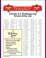 Entry List - CDN GT Mosport 1998